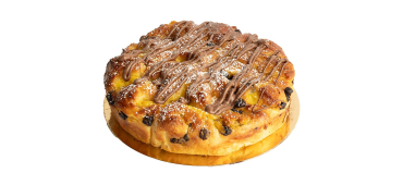 Grande brioche chocolat crème pâtissière